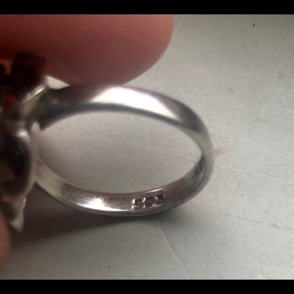 Silver Tiger Eye Ring - image 8